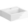 Clou Flush CL0303010 umywalka 28x27 cm prostokątna ścienna-nablatowa biała zdj.1