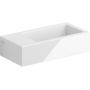Clou New Flush CL0303033 umywalka 36x18 cm prostokątna ścienna-nablatowa biała zdj.1