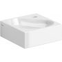 Clou Flush CL0303050 umywalka 27x27 cm kwadratowa ścienna-nablatowa biała zdj.1