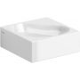Clou Flush CL0303051 umywalka 27x27 cm kwadratowa ścienna-nablatowa biała zdj.1