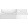 Clou Vale CL030316201R umywalka 45x19 cm prostokątna ścienna-nablatowa biała zdj.1