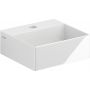 Clou New Flush CL030341001 umywalka 28x27 cm prostokątna ścienna-nablatowa biała zdj.1