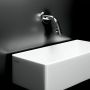 Clou New Flush CL0303431 umywalka 38x18 cm prostokątna ścienna-nablatowa biała zdj.4