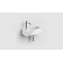 Clou New Flush CL030343201 umywalka 35x18 cm prostokątna ścienna-nablatowa biała zdj.3