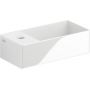 Clou New Flush CL030343201 umywalka 35x18 cm prostokątna ścienna-nablatowa biała zdj.1