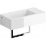 Clou New Flush CL030803102 umywalka 36x18 cm prostokątna ścienna-nablatowa biała zdj.1