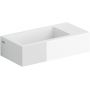 Clou New Flush CL0308031 umywalka 36x18 cm prostokątna ścienna-nablatowa biała zdj.1