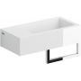 Clou New Flush CL030803202 umywalka 36x18 cm prostokątna ścienna-nablatowa biała zdj.1