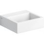 Clou Flush CL0313011 umywalka 28x27 cm prostokątna ścienna-nablatowa biała zdj.1