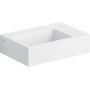 Clou Flush CL0313021 umywalka 36x24.5 cm prostokątna ścienna-nablatowa biała zdj.1