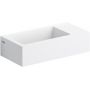 Clou Flush CL0313031 umywalka 36x18 cm prostokątna ścienna-nablatowa biała zdj.1