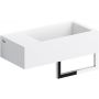 Clou New Flush CL031303202 umywalka 36x18 cm prostokątna ścienna-nablatowa biała zdj.1