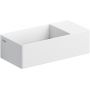 Clou New Flush CL031343002 umywalka 35x18 cm prostokątna ścienna-nablatowa biała zdj.1