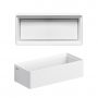Clou New Flush CL031343102 umywalka 38x18 cm prostokątna ścienna-nablatowa biała zdj.4