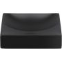 Clou Vale CL0330160 umywalka 28x19 cm prostokątna ścienna-nablatowa czarna zdj.1