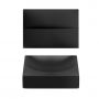 Clou Vale CL0330160 umywalka 28x19 cm prostokątna ścienna-nablatowa czarna zdj.4
