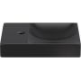 Clou Vale CL033016101L umywalka 38x19 cm prostokątna ścienna-nablatowa czarna zdj.1