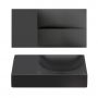 Clou Vale CL0330161L umywalka 38x19 cm prostokątna ścienna-nablatowa czarna zdj.3