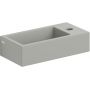 Clou Flush CL0332030 umywalka 36x18 cm prostokątna ścienna-nablatowa szary/kamień zdj.1