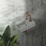 Clou Flush CL0332030 umywalka 36x18 cm prostokątna ścienna-nablatowa szary/kamień zdj.7
