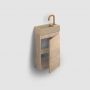 Clou Flush CL0334030 umywalka 36x18 cm prostokątna ścienna-nablatowa brąz/beż zdj.8