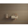 Clou Flush CL0334030 umywalka 36x18 cm prostokątna ścienna-nablatowa brąz/beż zdj.9