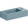 Clou New Flush CL0338030 umywalka 36x18 cm prostokątna ścienna-nablatowa niebieska zdj.1