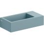 Clou New Flush CL0338031 umywalka 36x18 cm prostokątna ścienna-nablatowa niebieska zdj.1