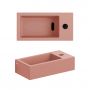 Clou New Flush CL0340030 umywalka 36x18 cm prostokątna ścienna-nablatowa różowa zdj.3