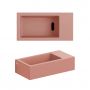 Clou New Flush CL0340031 umywalka 36x18 cm prostokątna ścienna-nablatowa różowa zdj.3