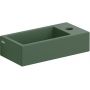 Clou New Flush CL0342030 umywalka 36x18 cm prostokątna ścienna-nablatowa zielona zdj.1