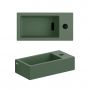 Clou New Flush CL0342030 umywalka 36x18 cm prostokątna ścienna-nablatowa zielona zdj.3
