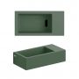 Clou New Flush CL0342031 umywalka 36x18 cm prostokątna ścienna-nablatowa zielona zdj.3
