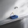 Clou Flush CL0382031 umywalka 36x18 cm prostokątna ścienna-nablatowa niebieska zdj.4