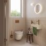 Clou InBe IB04012210220 miska wc z deską wolnoopadającą wisząca bez kołnierza biały mat zdj.4