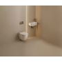 Clou InBe IB040222102 miska wc z deską wolnoopadającą wisząca bez kołnierza biały połysk zdj.4