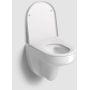 Clou InBe IB0412240 miska wc z deską wolnoopadającą wisząca bez kołnierza ze spłukiwaniem wirowym biały połysk zdj.3