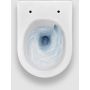 Clou InBe IB0412240 miska wc z deską wolnoopadającą wisząca bez kołnierza ze spłukiwaniem wirowym biały połysk zdj.4