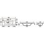 Comad Sky 3 SKY380CME8099380 umywalka 81x40 cm prostokątna meblowa biała zdj.2