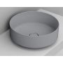 Ceramica Dolomite Noemi D310545 umywalka 44x44 cm okrągła nablatowa szary/kamień zdj.1