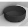 Ceramica Dolomite Noemi D310581 umywalka 44x44 cm okrągła nablatowa czarna zdj.1