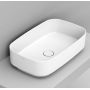 Ceramica Dolomite Noemi D311001 umywalka 62x38 cm prostokątna nablatowa biała zdj.1