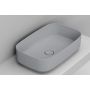 Ceramica Dolomite Noemi D311045 umywalka 62x38 cm prostokątna nablatowa szary/kamień zdj.1