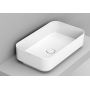 Ceramica Dolomite Noemi D311201 umywalka 64x38.5 cm prostokątna nablatowa biała zdj.1