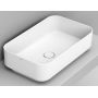 Ceramica Dolomite Noemi D311241 umywalka 64x38.5 cm prostokątna nablatowa biała zdj.1