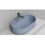 Ceramica Dolomite Noemi D312071 umywalka 65x40 cm owalna nablatowa niebieska zdj.1