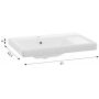 Defra Bonito 1072 umywalka 61x42.3 cm prostokątna meblowa biała zdj.3