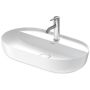 Duravit Luv 0380702600 umywalka 70x40 cm owalna nablatowa biała zdj.1