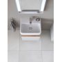 Duravit Qatego 0746450000 umywalka 45x35 cm prostokątna nablatowa biała zdj.3