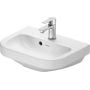 Duravit D-Code 07484500002 umywalka 45x33.5 cm półokrągła ścienna biała zdj.1